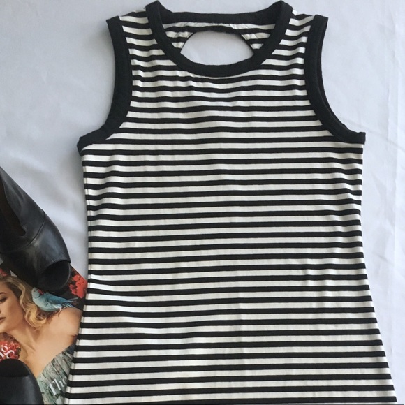 Kate Spade Cameo Striped Tank Back Bow Dress - Picture 5 of 7